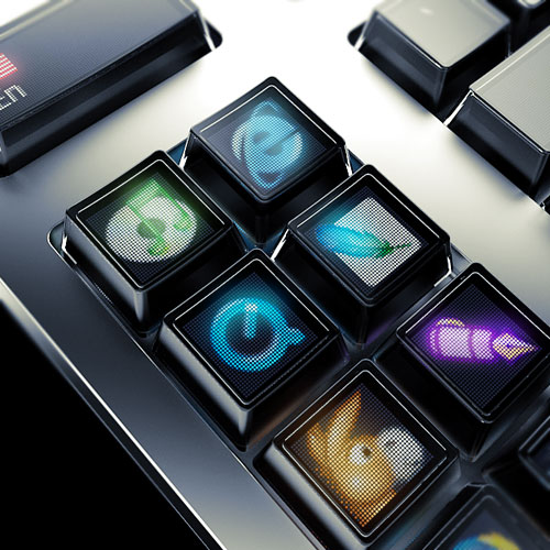 Keyboard Optimus - Detail special key